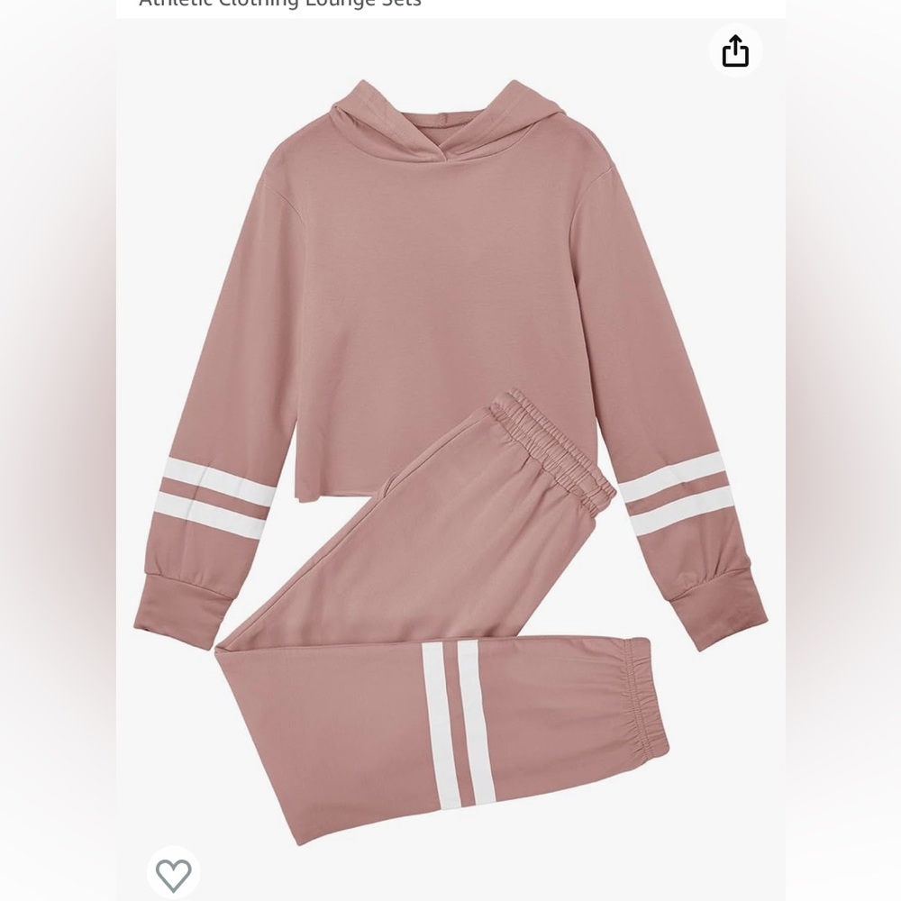 Imily Bela Girl's Sweatsuits Crop Tops Hoodie and sweatpants size 13/14